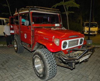 The finest fleet of old jeeps that I have ever seen